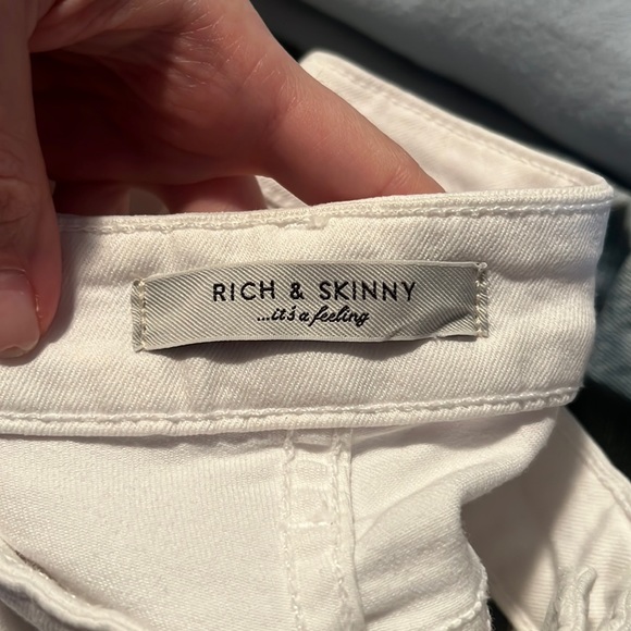 Rich & Skinny Jeans - White - Size 26 - Picture 2 of 4